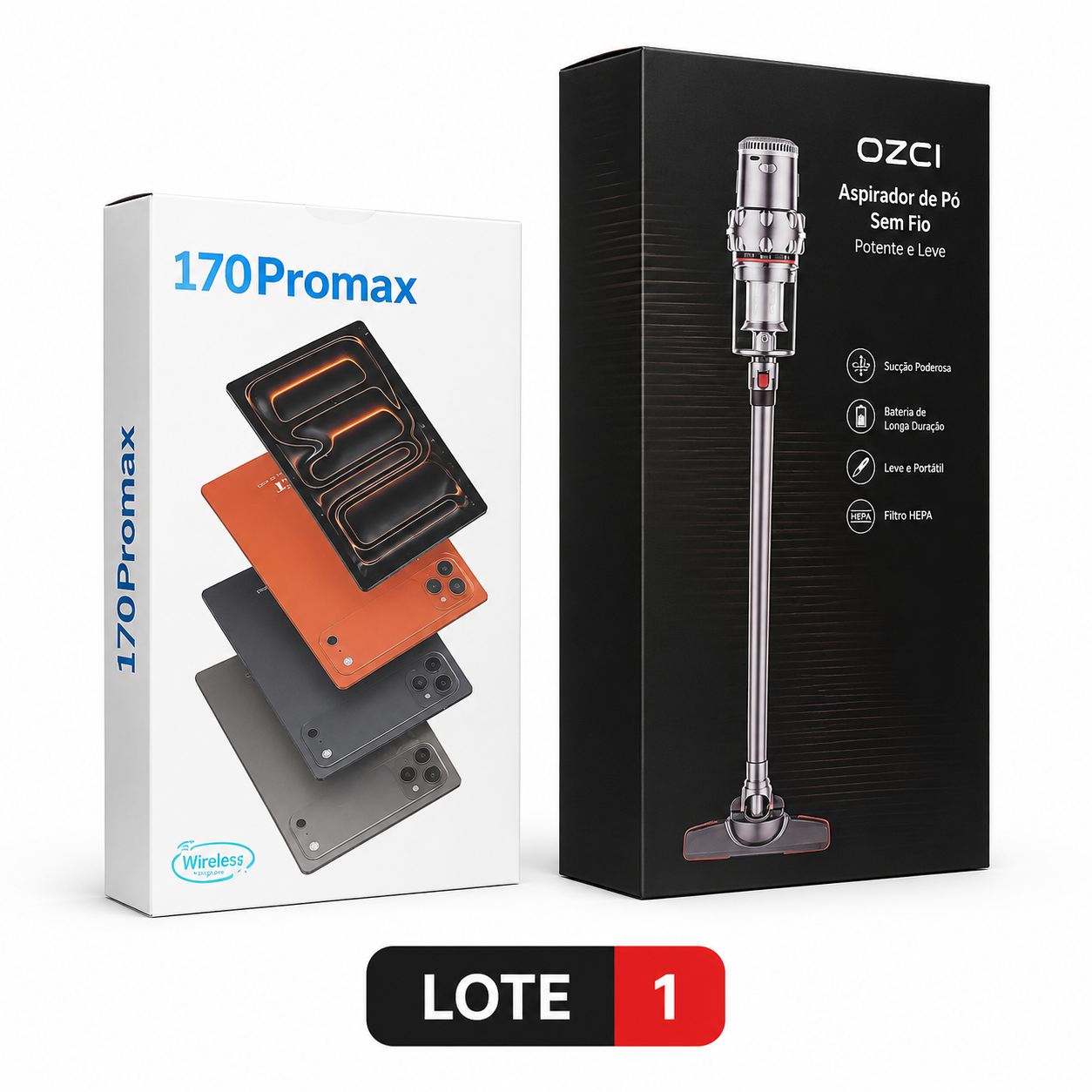 Tablet 17 Pro Max + Aspirador Vertical 